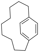 Bicyclo[9.2.2]pentadeca-11,13(1),14-triene Structure