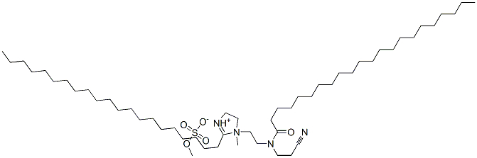 67874-08-2 1-[2-[(2-cyanoethyl)(1-oxodocosyl)amino]ethyl]-2-henicosyl-4,5-dihydro-1-methyl-1H-imidazolium methyl sulphate