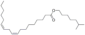 (9Z,12Z)-9,12-オクタデカジエン酸6-メチルヘプチル 化学構造式