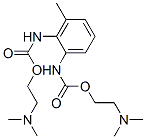 bis[2-dimethylamino)ethyl] (3-methyl-1,2-phenylene)dicarbamate Structure