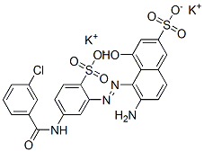67875-06-3 dipotassium 6-amino-5-[[5-[(3-chlorobenzoyl)amino]-2-sulphonatophenyl]azo]-4-hydroxynaphthalene-2-sulphonate
