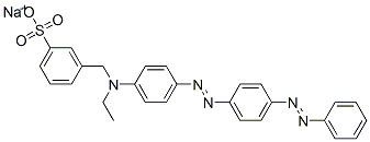67875-27-8 sodium 3-[[ethyl[4-[[4-(phenylazo)phenyl]azo]phenyl]amino]methyl]benzenesulphonate 