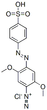 2,5-dimethoxy-4-[(4-sulphophenyl)azo]benzenediazonium chloride|