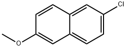 2-クロロ-6-メトキシナフタレン 化学構造式