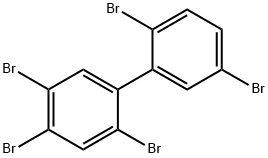2,2',4,5,5'-ペンタブロモビフェニル 化学構造式