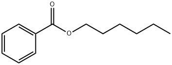 安息香酸ヘキシル 化学構造式