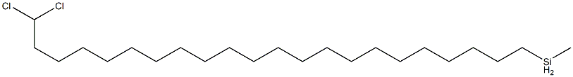 DOCOSYLMETHYLDICHLOROSILANE Structure