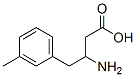3-AMINO-4-M-TOLYLBUTANOIC ACID|3-氨基-4-(3-甲基苯基)丁酸