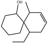 Spiro[5.5]undec-8-en-1-ol, 11-ethyl-7-methyl- (9CI) Structure