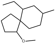 Spiro[4.5]decane, 6-ethyl-1-methoxy-8-methyl- (9CI) Structure
