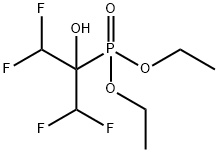 [1-(Difluoromethyl)-2,2-difluoro-1-hydroxyethyl]phosphonic acid diethyl ester 结构式