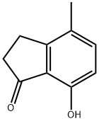 7-HYDROXY-4-METHYL-1-INDANONE  97 Structure