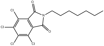 3,4,5,6-tetrachloro-N-heptylphthalimide|