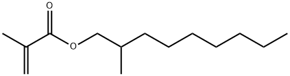 2-methylnonyl methacrylate Struktur