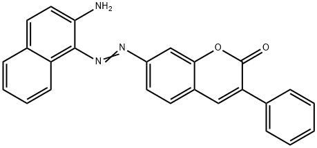 7-[(2-amino-1-naphthyl)azo]-3-phenyl-2-benzopyrone,67906-30-3,结构式