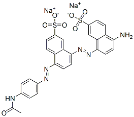 disodium 5-[(4-acetamidophenyl)azo]-8-[(4-amino-7-sulphonatonaphthyl)azo]naphthalene-2-sulphonate|