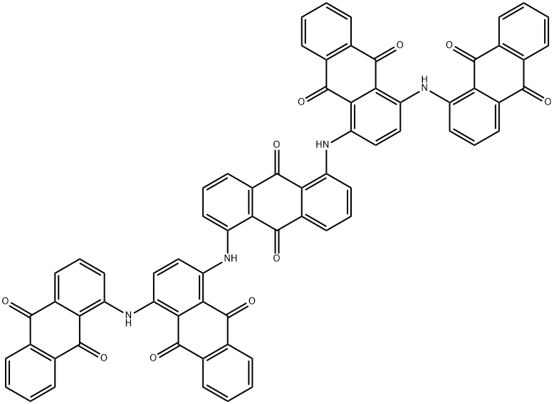 1,5-bis[[4-[(9,10-dihydro-9,10-dioxo-1-anthryl)amino]-9,10-dihydro-9,10-dioxo-1-anthryl]amino]anthraquinone|