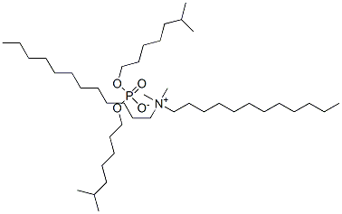 didodecyldimethylammonium diisooctyl phosphate 结构式