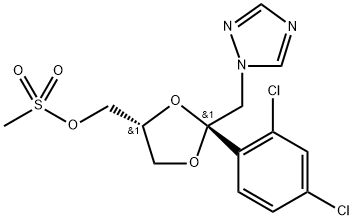 RAC,メタンスルホン酸CIS-[2-(2,4-ジクロロフェニル)-2-(1H-1,2,4-トリアゾール-1-イルメチル)-1,3-ジオキソラン-4-イル]メチル price.