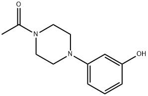 1-ACETYL-4-(4-HYDROXYPHENYL)PIPERAZINE Structure