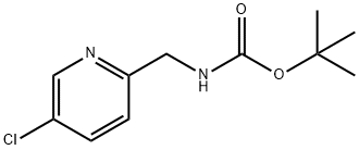 ((5-クロロピリジン-2-イル)メチル)カルバミン酸TERT-ブチル 化学構造式