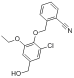 679414-78-9 2-[[2-CHLORO-6-ETHOXY-4-(HYDROXYMETHYL)PHENOXY]METHYL]-BENZONITRILE