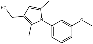 1-(3-METHOXYPHENYL)-2,5-DIMETHYL-1H-PYRROLE-3-METHANOL Structure