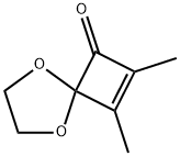 5,8-Dioxaspiro[3.4]oct-2-en-1-one, 2,3-dimethyl- (9CI) Structure