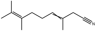 3,7,8-トリメチル-3,7-ノナジエンニトリル 化学構造式