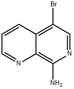 5-BROMO-[1,7]NAPHTHYRIDIN-8-YLAMINE Structure