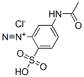 5-(acetylamino)-2-sulphobenzenediazonium chloride,67969-89-5,结构式