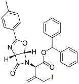 (2R)-3-Iodomethyl-2-[(1R,5S)-7-oxo-3-(p-tolyl)-4-oxa-2,6-diazabicyclo[3.2.0]hept-2-en-6-yl]-3-butenoic acid diphenylmethyl ester,67978-24-9,结构式