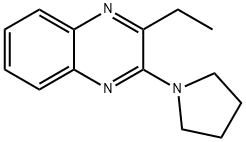 Quinoxaline, 2-ethyl-3-(1-pyrrolidinyl)- (9CI),679785-32-1,结构式