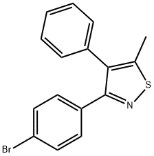 3-(4-BROMO-PHENYL)-5-METHYL-4-PHENYL-ISOTHIAZOLE,679785-55-8,结构式
