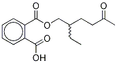 rac Mono(2-ethyl-5-oxohexyl) Phthalate-d4 Struktur