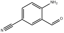 Benzonitrile, 4-amino-3-formyl- (9CI) Struktur