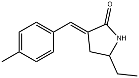2-Pyrrolidinone,5-ethyl-3-[(4-methylphenyl)methylene]-,(3E)-(9CI) 化学構造式