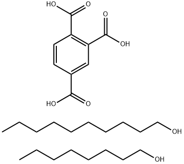 1,2,4-苯三甲酸癸基辛基酯,67989-23-5,结构式