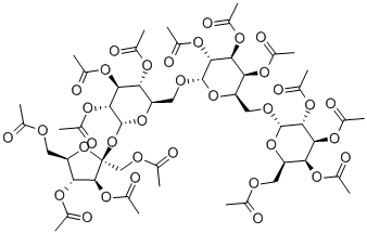 STACHYOSE TETRADECAACETATE Struktur