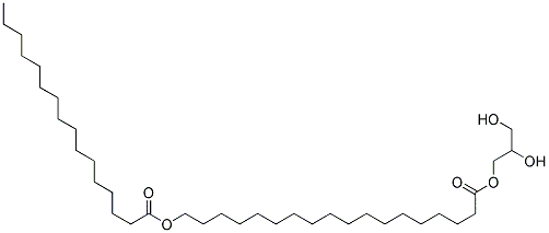 甘油棕榈酸酯/硬脂酸酯,68002-71-1,结构式