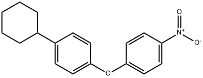 1-cyclohexyl-4-(4-nitrophenoxy)benzene Structure