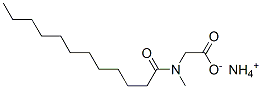 ammonium N-methyl-N-(1-oxododecyl)glycinate