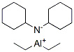 diethylaluminium dicyclohexylamide Struktur