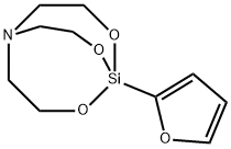 1-(2-Furanyl)-2,8,9-trioxa-5-aza-1-silabicyclo[3.3.3]undecane Struktur