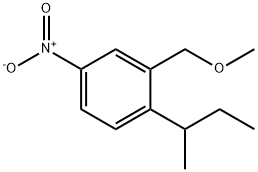1-sec-butyl-2-(methoxymethyl)-4-nitrobenzene,68015-94-1,结构式
