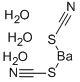 三水合硫代氰酸钡, 68016-36-4, 结构式