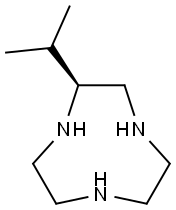 1H-1,4,7-Triazonine,octahydro-2-(1-methylethyl)-,(2S)-(9CI) Struktur