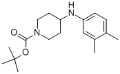 1-BOC-4-[(3,4-DIMETHYLPHENYL)AMINO]-PIPERIDINE Structure
