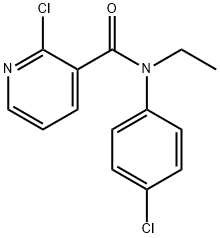 N3-(4-CHLOROPHENYL)-N3-ETHYL-2-CHLORONICOTINAMIDE Structure