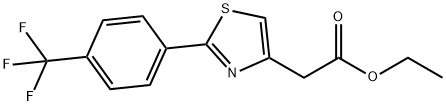 Ethyl2-{2-[4-(trifluoromethyl)phenyl]-1,3-thiazol-4-yl}acetate